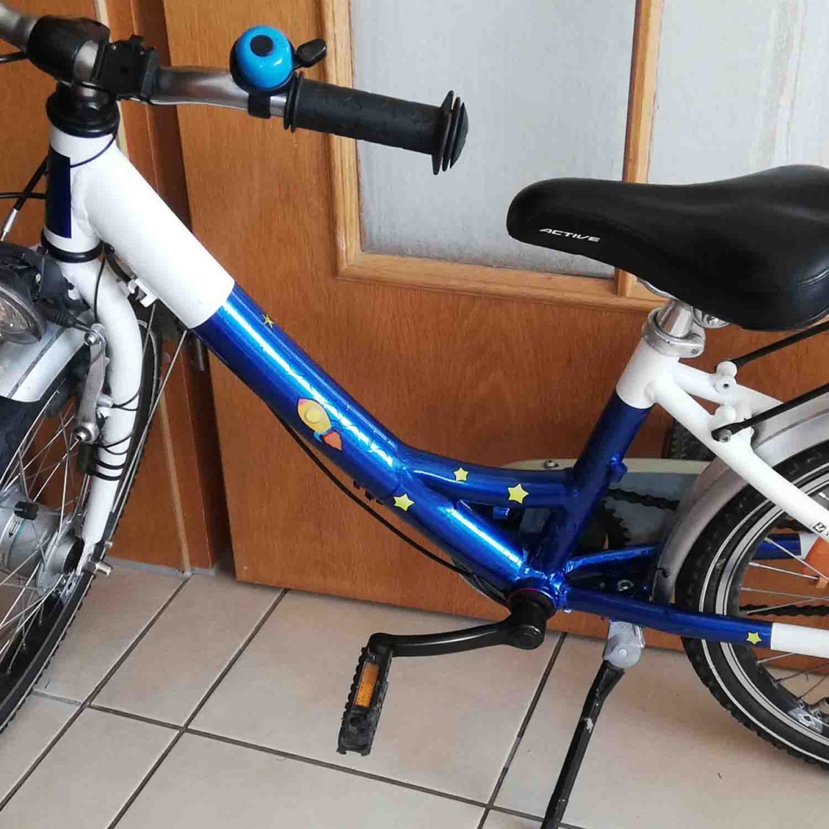 Fahrrad Aufkleber Weltraum – reflektierende Sticker